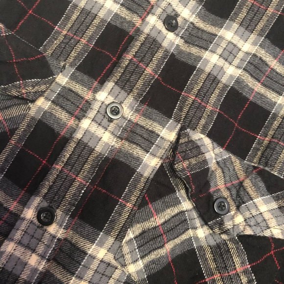 Hawks Bay Mens Long Sleeve Plaid Flannel Shirt Button Up Tartan Buffalo - Picture 3 of 6